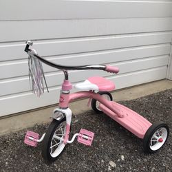 Pink Metal Radio Flyer Trike