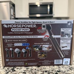 $30 retail for only $20 - The Horsepower Pocket Pony Power Scrubber - cordless, rechargeable cleaning tool