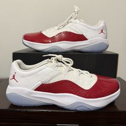 Size 13 Nike Air Jordan 11 CMFT Low Gym Red White Black Mens DN4180-116 Cherry