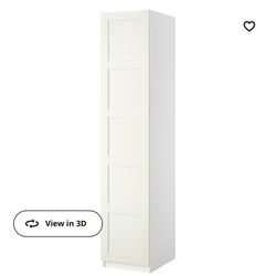 New, Assembled Pax IKEA Closet 
