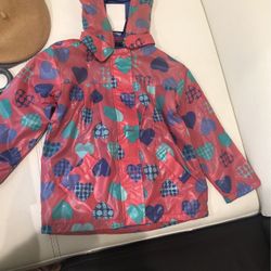 New  Girls Pumpkin Patch Coat Jacket Fleece Lining Size 7 