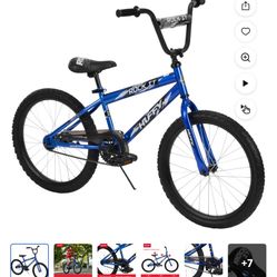 Huffy 20" Rock It Kids' Bike, Fits Riders 44"-56", Blue, Child, Boys