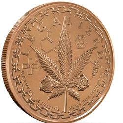 New Mexico 1 oz copper Cannabis legalized