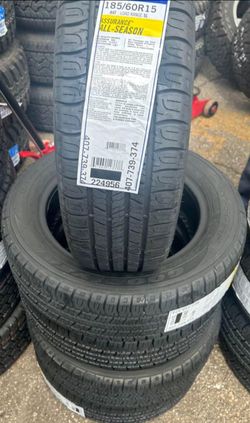 185/60R15 Goodyear assurance All-Season Set 4 New Tires