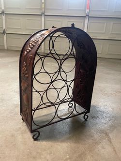 Metal Wine Bottle Holder