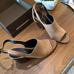 Beautiful Open Toed Suede Shoe