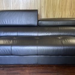 Modern Leather Couch Set