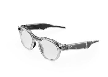 Oakley Meta Glasses HSTN Clear/Grey with transforming lenses