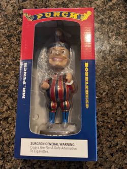 Mr Punch Bobblehead from Punch Cigars NIB