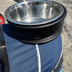 Sturdy large dog bowl. Heavy 