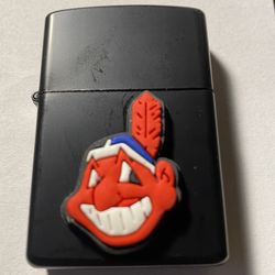 Cleveland Indians fliptop lighter new without fuel
