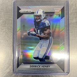 2016 Panini Prizm Derrick Henry Rookie Silver Prizm #298 Tennessee Titans *READ*