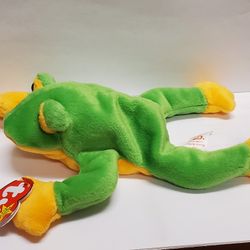 TY Beanie Babies Smoochy the Frog 1997 Retired