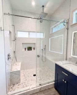 Sliding Frameless Shower Door