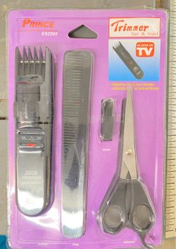New Prince ES2505 Zoom Trimmer Grooming Set