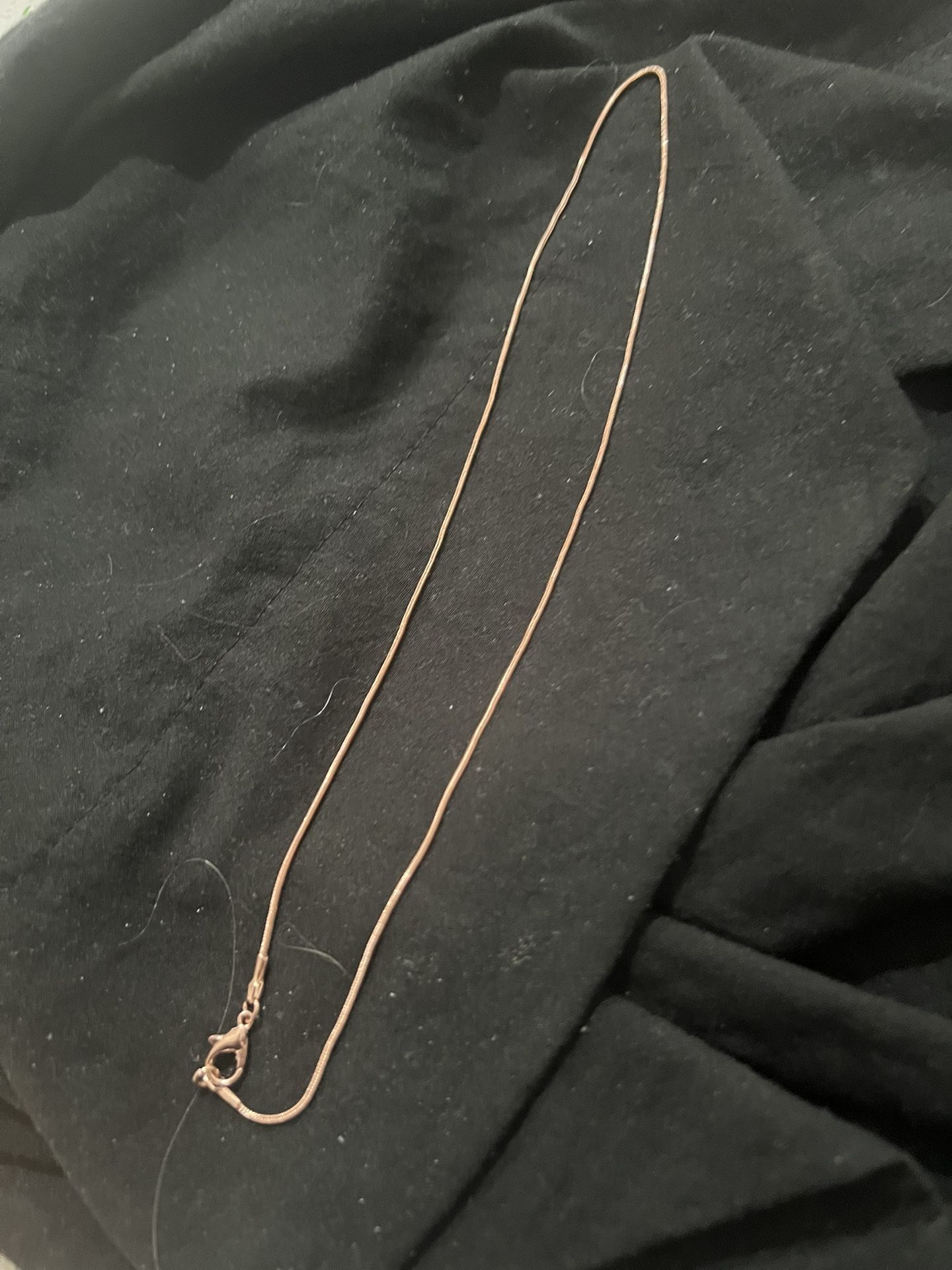 14 Kt Semi Fine (yes Real) Chain Necklace Fashion Jewelry… New