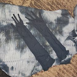 3x Mini Skirt With Gloves