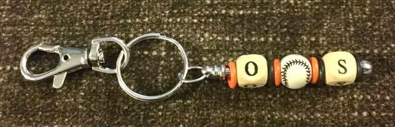 Orioles keychain