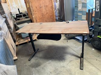 Adjustable Standing Desk Wood Working Office Garage Tool Tech Bench