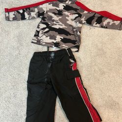 VTG Y2K cargo pant’s baggy snow pants winter pants skater pants camouflage sz 4