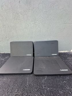 Husky Anti Fatigue Floor Mats Set of 4 Black Foam Garage Workshop Utility Mats