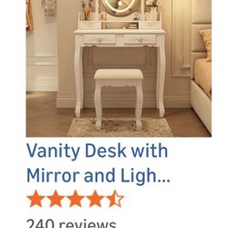 Vanity Desk No Stool