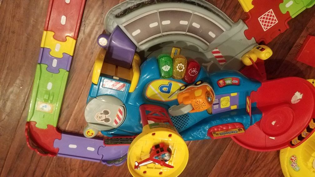 Was $55 Now $ 27.50 50% off Vtech Electronic Pit Stop, Gas Station ...