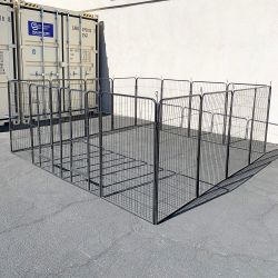 New $270 Large 10x10 FT Heavy Duty 48” Tall 16-Panel Pet Playpen Dog Crate Kennel Exercise Cage Fence