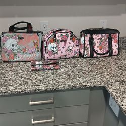3 Ed Hardy Purses And Wallet