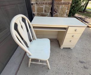 Desk and chair