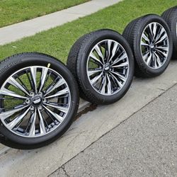 22" CADILLAC ESCALADE V WHEELS & TIRES 