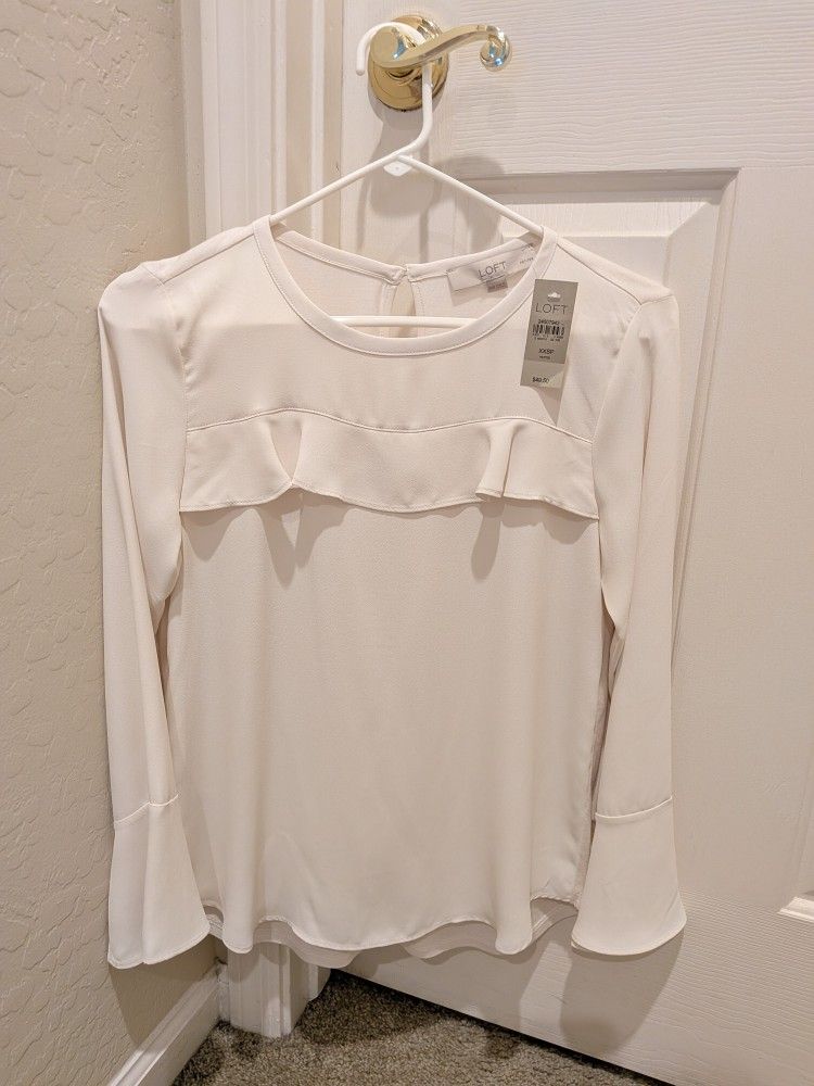LOFT Off-white Blouse