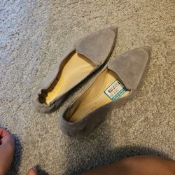 Gray Flats HUSH PUPPIES