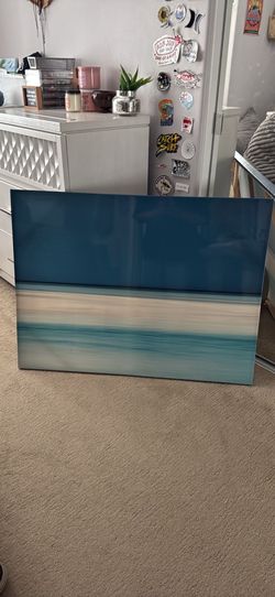 Large Coastal Ocean Canvas Wall Art