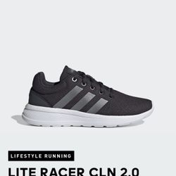 Brand New Adidas Lite Racer CLN 2.0 7.5W 6Y