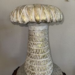 Palm Tree Gold colors, small table/stool/ stand 19” High X 14” Wide Brand New