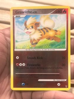 Growlithe 108/147 Reverse Holofoil Common Supreme Victors LP Pokemon TCG 2009