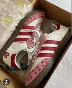 Adidas Samba Style Shoe ft Custom Artwork sz7.5