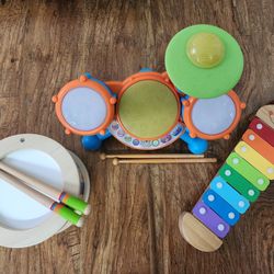 Toy Drum Set Percussions