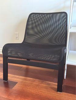 Black Mesh Chair — $10