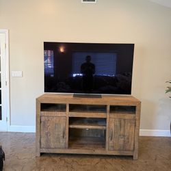 Wood Entertainment Stand