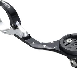 Cestbon Soporte combinado delantero para bicicleta Garmin Edge Wahoo Elemnt & Bolt, mini Bryton Rider Stages Dash Manillar Universal Soporte de comput