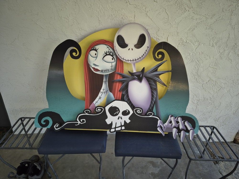 JACK and SALLY NBC Cardboard Display