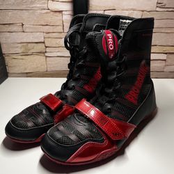 Pro Boxing Shoes Red/Black