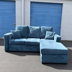 Blue Reversible Sofa Chaise Couch 🚚🚛 Free Delivery 🚚🚛