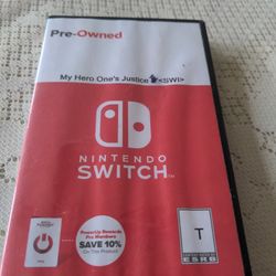 Nintendo Switch My Hero Ones Justice Used Game.
