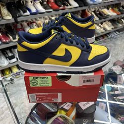 Nike Dunk Low Michigan - Size 6y