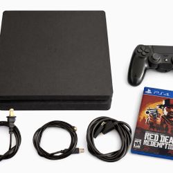 PS4 Slim 1TB Console Bundle | DualShock 4 + Back Buttons | Game Included 