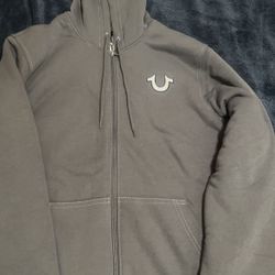 True Religion Hoodie Grey 