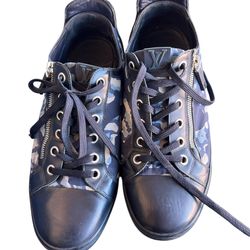 Louis Vuitton Blue Camo Men's Sneakers